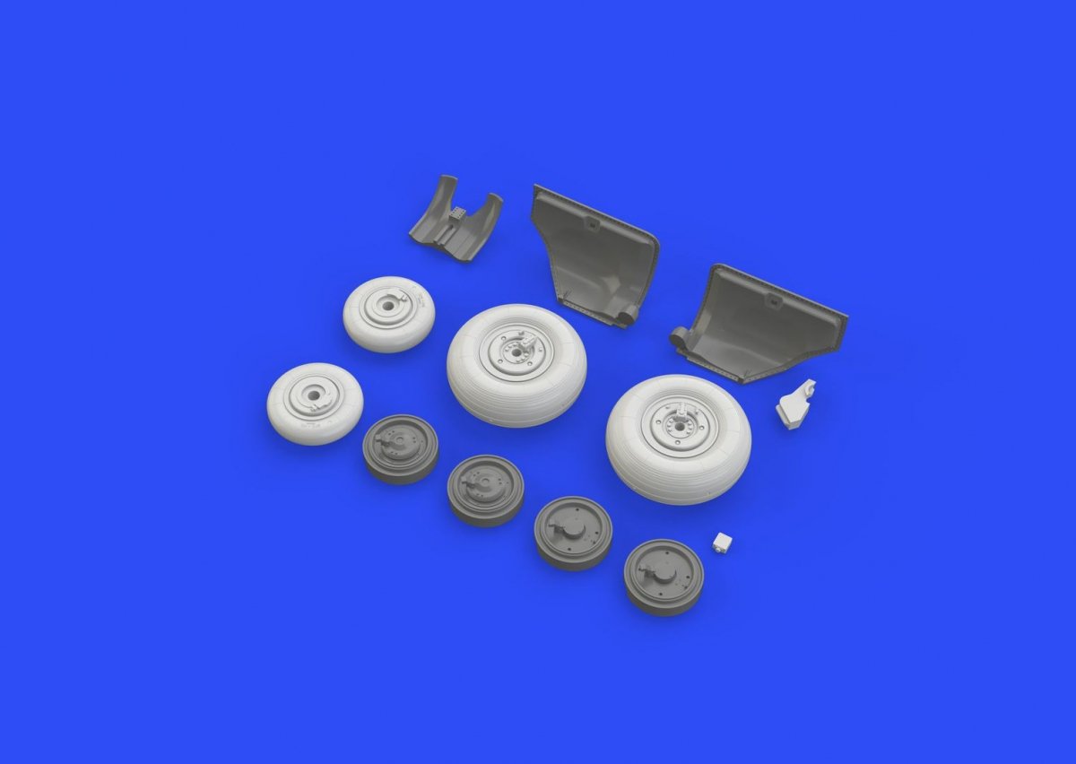Eduard 648268 MiG-23BN wheels TRUMPETER 1/48 – Bild 5