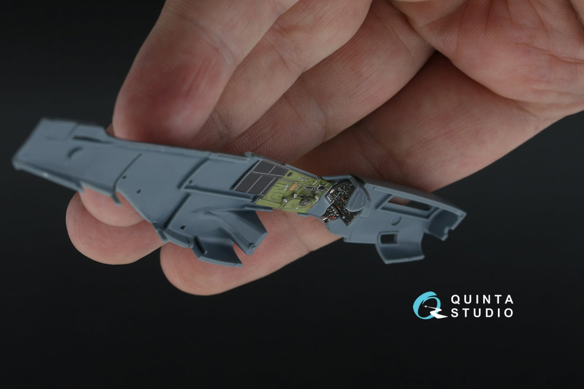 Quinta Studio QD72181 P-51D Mustang Early 3D-Printed &amp;amp; coloured Interior on decal paper (Eduard) 1/72 – Bild 8