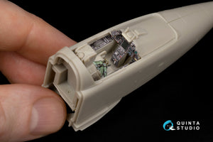Intérieur imprimé en 3D et coloré sur papier décalcomanie (Kitty Hawk) Quinta Studio QD48607 Jaguar Gr.3 1/48  – image 9
