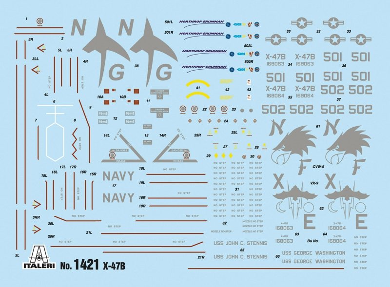Italeri 1421 X-47B 1/72 – Bild 3