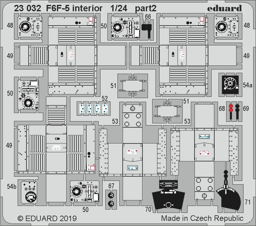 Eduard 23032 F6F-5 interior AIRFIX 1/24 – Bild 3