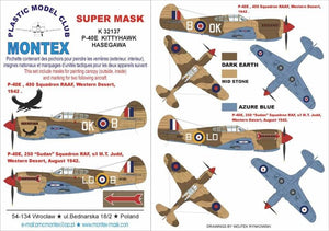 Montex K32137 P-40E (Desert RAF) 1/32