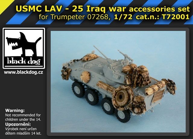 Black Dog T72001 LAV 25 Guerre d&amp;#39;Irak pour Trumpeter 07268 1/72 – image 5
