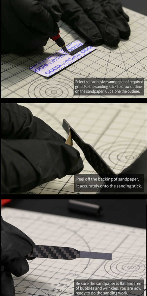 DSPIAE CFB-S02 Carbon Fiber Polishing Plate set – image 5
