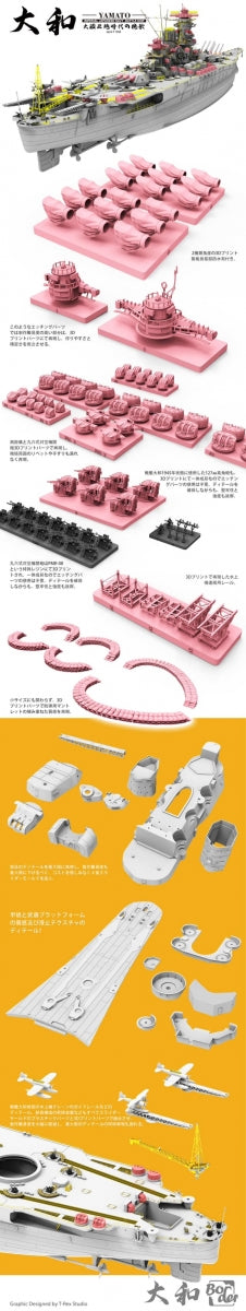 Border Model BS-004 Imperial Japanese Navy Battleship Yamato April 7 1945 1/350 – Bild 3