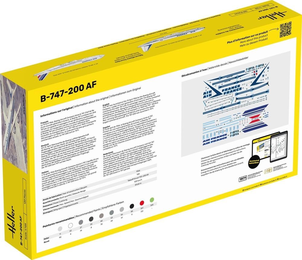 Heller 56459 Starter Kit - B-747-200 AF 1/125 – image 5