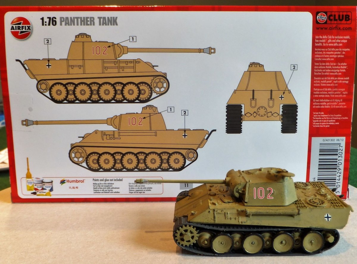 Airfix 01302V Panther Tank Vintage Classics 1/76 – immagine 2