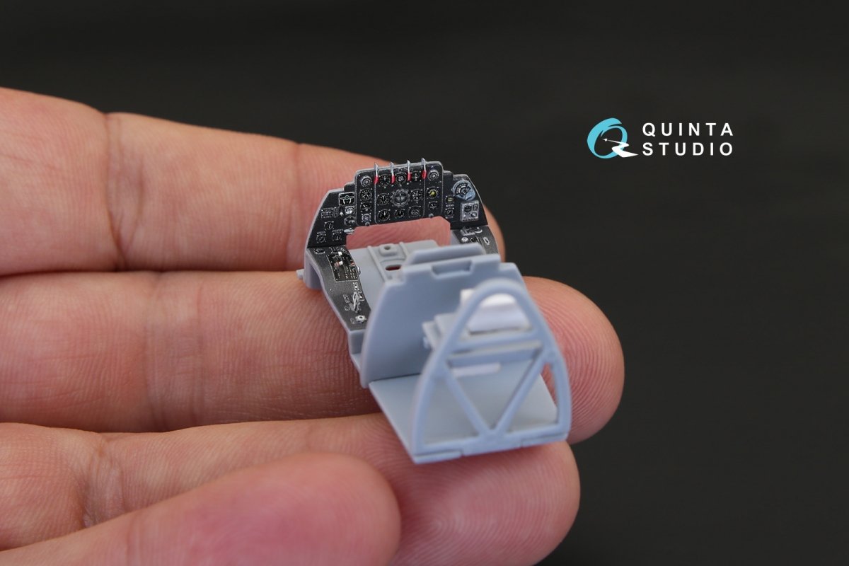 Quinta Studio QD48023 La-9 3D-Printed &amp;amp; coloured Interior on decal paper (for ARK kit) 1/48 – Bild 8