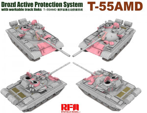 Rye Field Model 5091 T-55AMD Drozd APS w/workable track links 1/35 – image 5