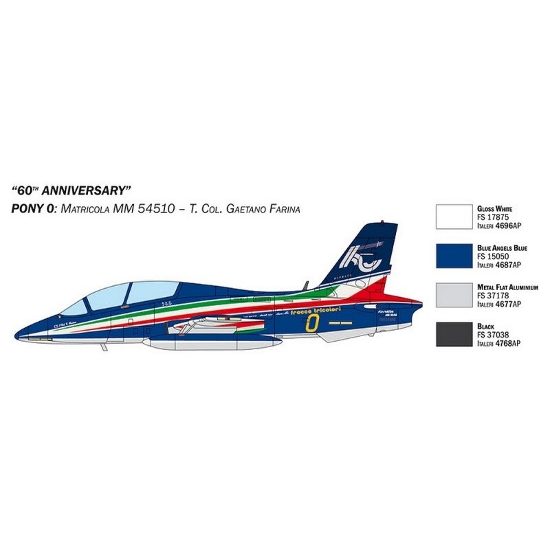Italeri 1461 AERMACCHI MB-339 &amp;quot;60th P.A.N.Anniv.&amp;quot; 1/72 – Bild 3