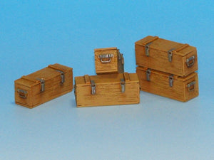 Eureka XXL E-014 Wooden Ammo Boxes for 5 cm Kw.K.39 1/35 – zdjęcie 4