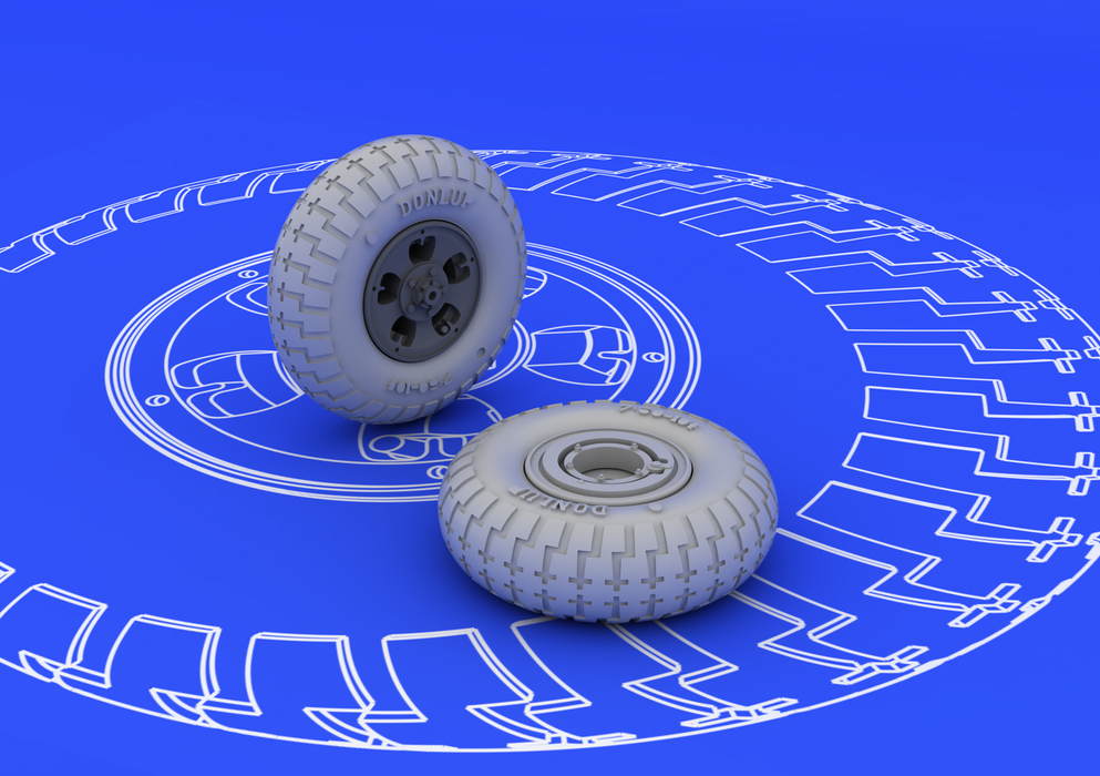 Eduard 648098 Spitfire wheels - 5 spoke 1/48 (Eduard) – Bild 2