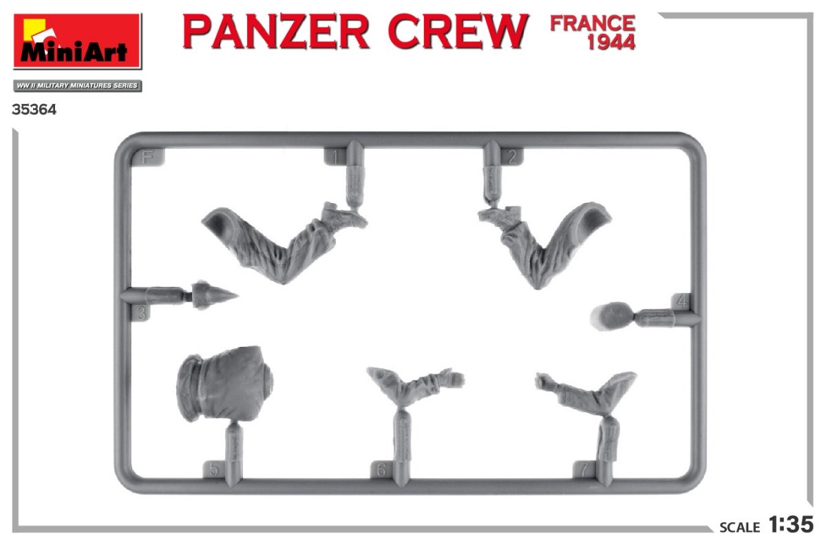 MiniArt 35364 PANZER CREW. FRANCE 1944 1/35 – zdjęcie 4