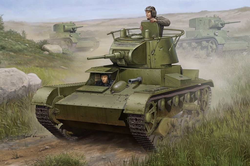 Hobby Boss 82497 Char d'infanterie léger soviétique T-26 Mod.1938 (1/35)