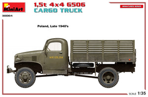 MiniArt 38064 1,5t 4×4 G506 CARGO TRUCK 1/35 – zdjęcie 5