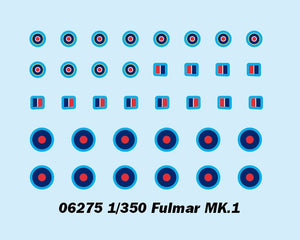 Trumpeter 06275 Fulmar MK.1 (6pcs.) 1/350 – immagine 4