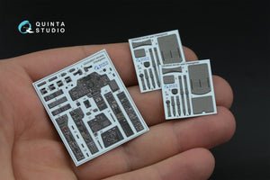 Quinta Studio QD48571 AH-64A 3D-Printed &amp;amp; coloured Interior on decal paper (Hasegawa) 1/48 – Bild 3