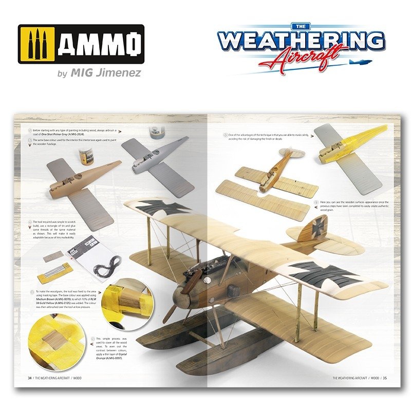 Ammo of Mig 5219 The Weathering Aircraft Issue 19. WOOD (English) – zdjęcie 5