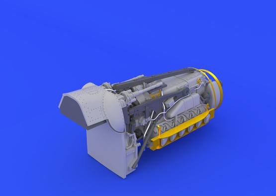 Eduard 648250 Bf 109G-6 engine &amp;amp; fuselage guns 1/48 EDUARD – immagine 2