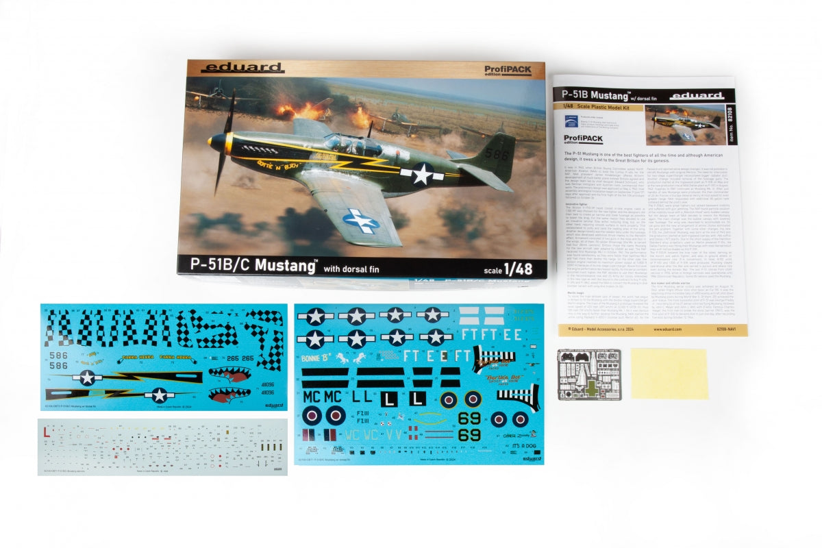 Eduard 82108 P-51B/ C Mustang w/ dorsal fin 1/48 – Bild 2
