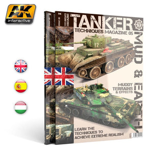 AK Interactive AK4823 TANKER 05: MUD &amp;amp; EARTH (English)