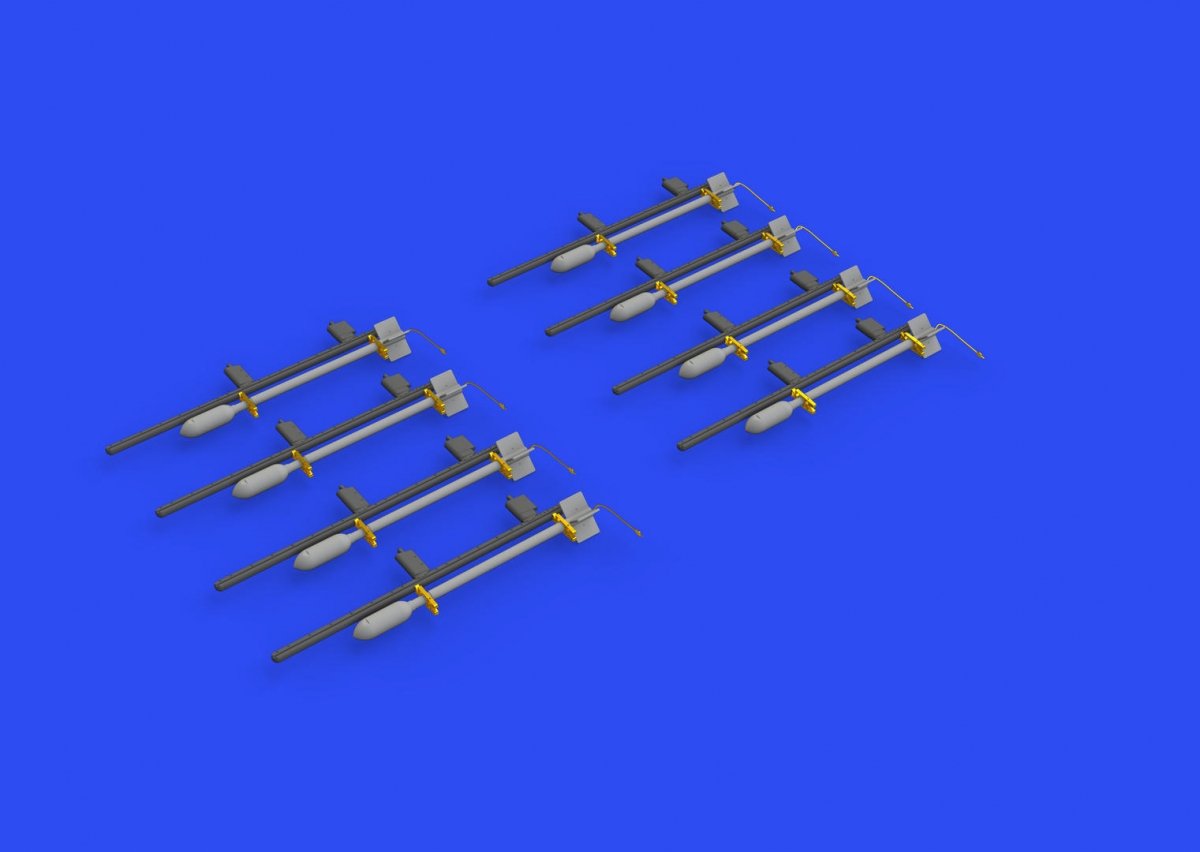 Eduard 648641 RP-3 60lb rockets for Tempest Mk.II EDUARD/SPECIAL HOBBY 1/48 – Bild 2