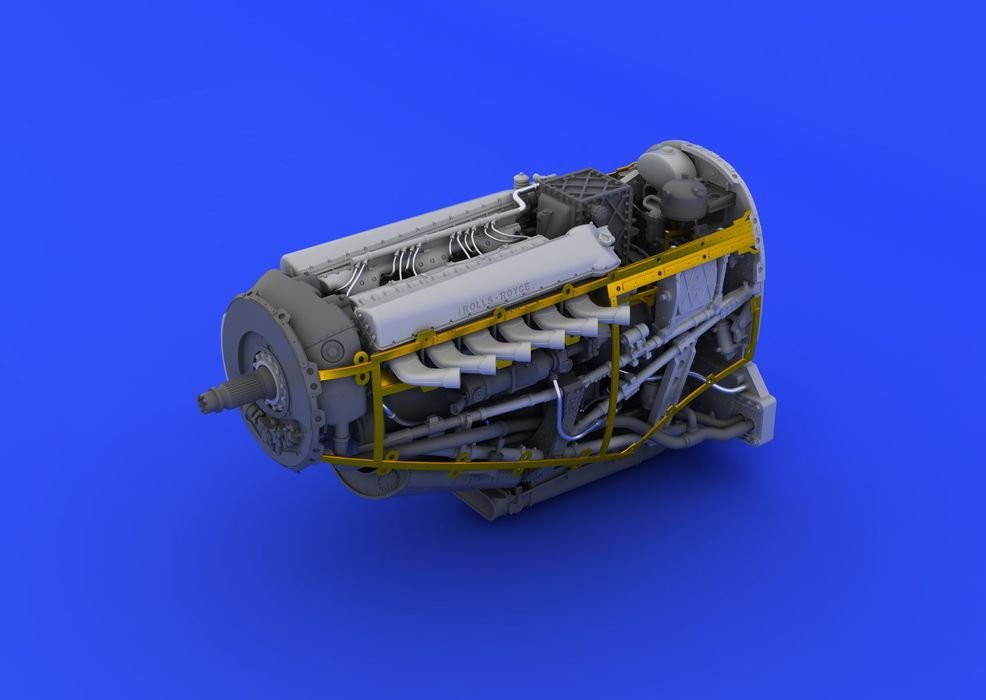 Eduard 648200 Spitfire Mk. VIII engine 1/48 (EDUARD) – Bild 2