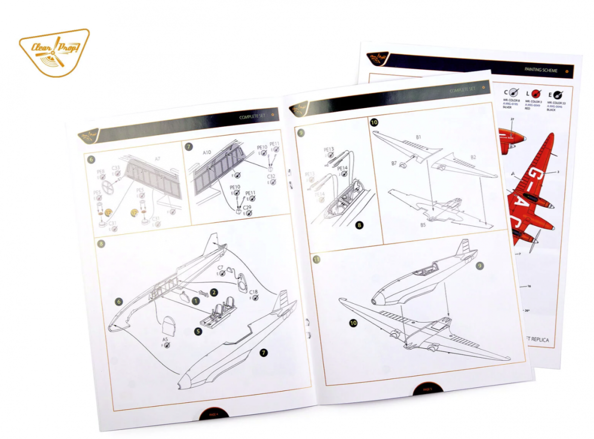 Clear Prop! CP72019 DH.88 COMET ADVANCED KIT 1/72 – imagen 15