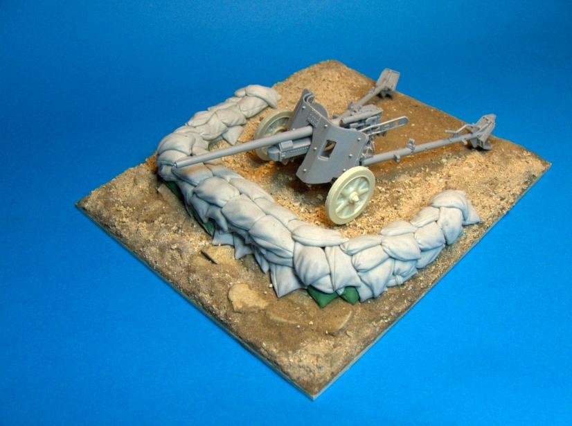 Support de canon antichar léger Panzer Art RE35-183 Afrique du Nord, échelle 1/35