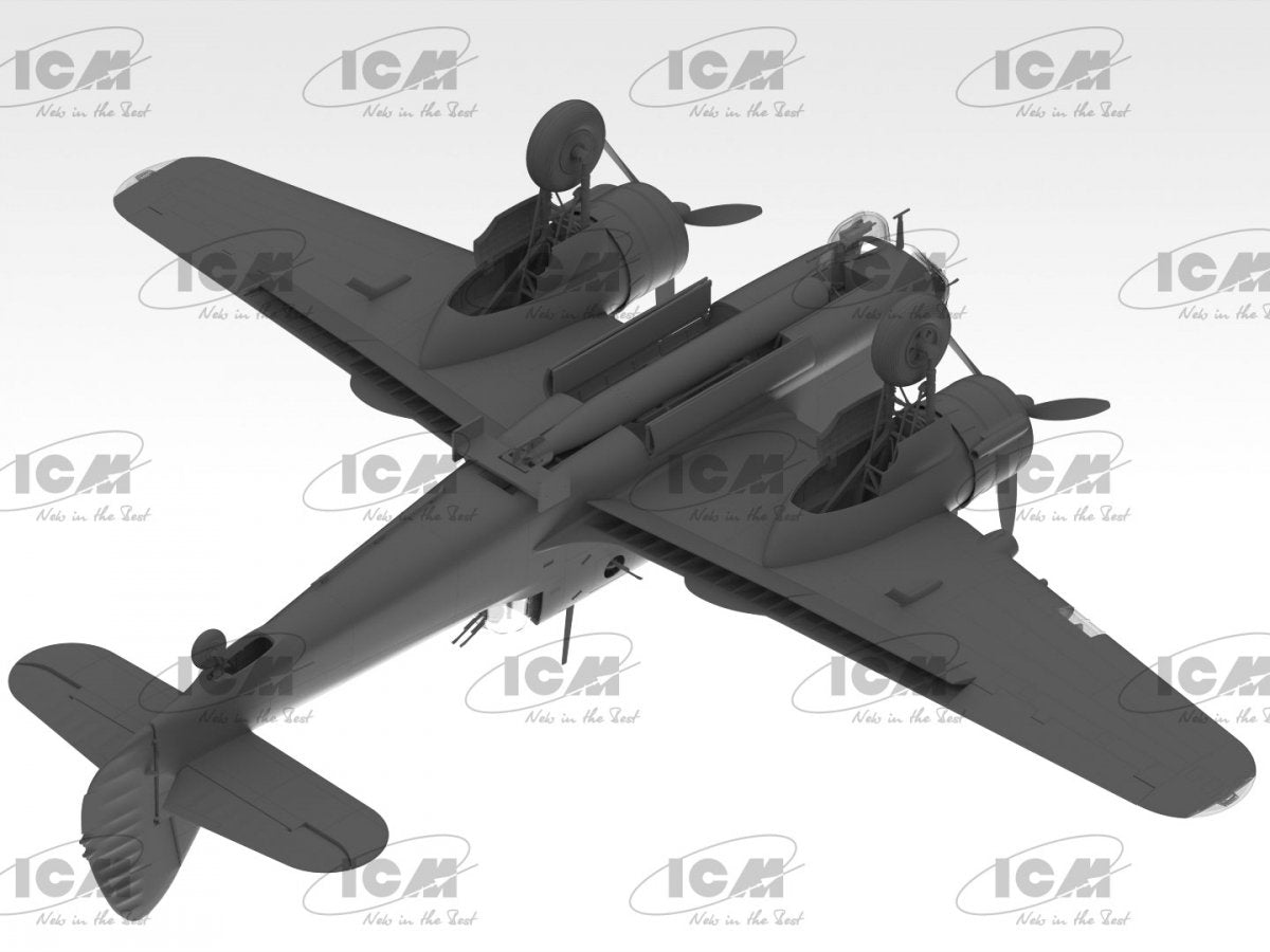 ICM 48310 Bristol Beaufort Mk.I WWII British torpedo bomber 1/48 – zdjęcie 13