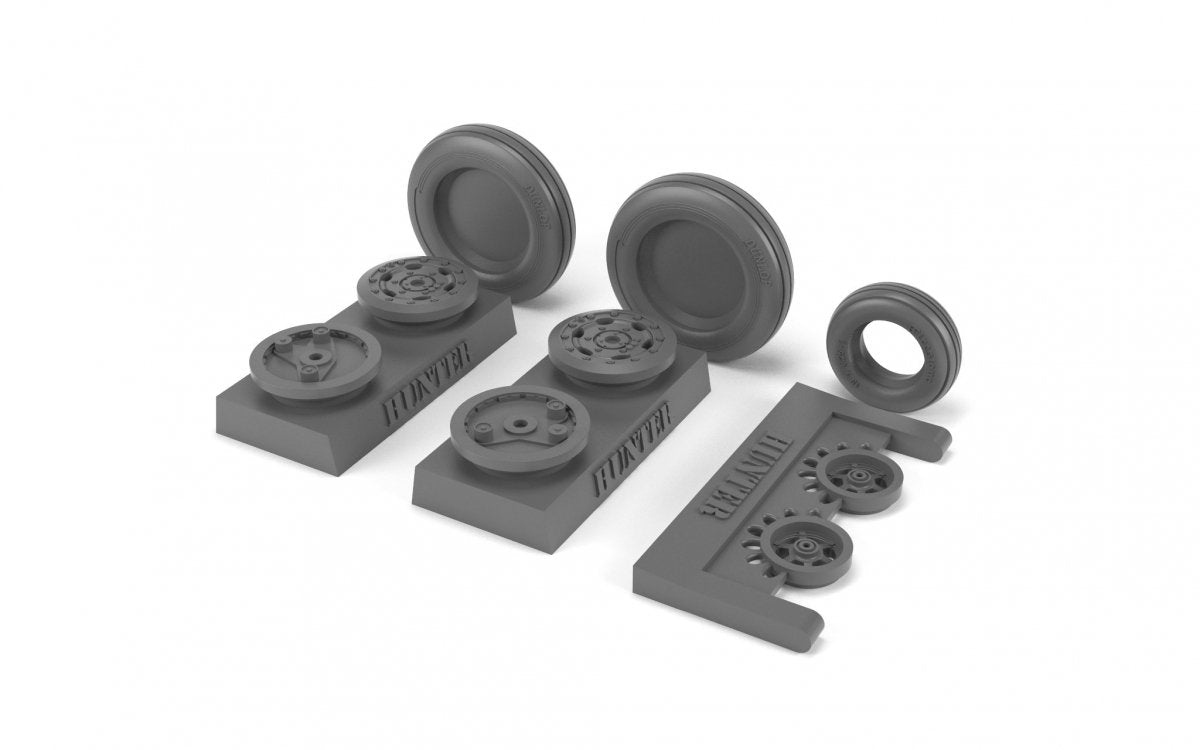Armory Models AW48406 Hawker Hunter wheels w/ weighted tyres 1/48 – immagine 4