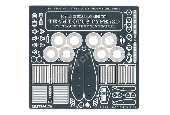 Tamiya 12046 Team Lotus Type 72D 1972 1/12 – imagen 4