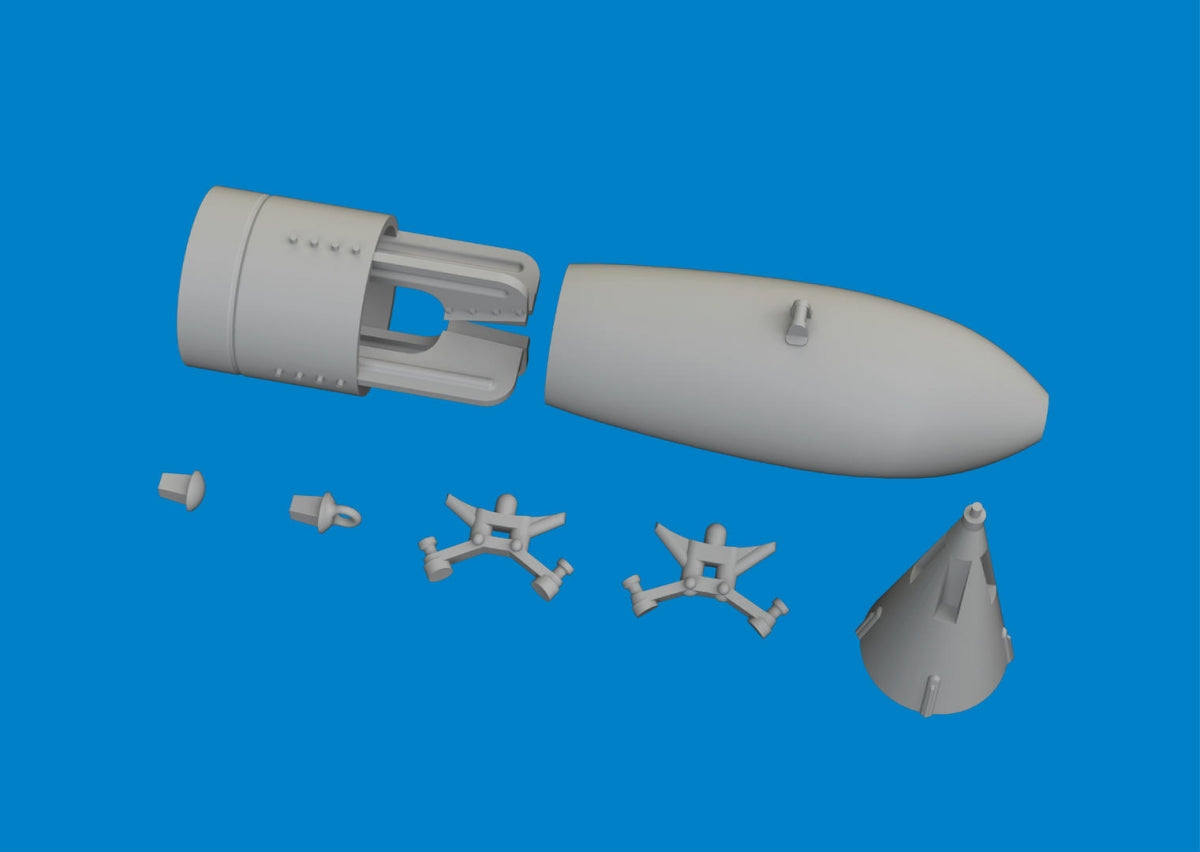 Eduard 6481080 P-40 500lb GP British bomb PRINT EDUARD 1/48 – image 4