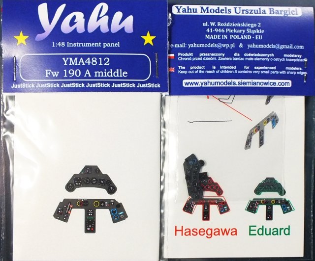 Yahu YMA4812 Fw 190 A middle (Eduard / Hasegawa) 1/48