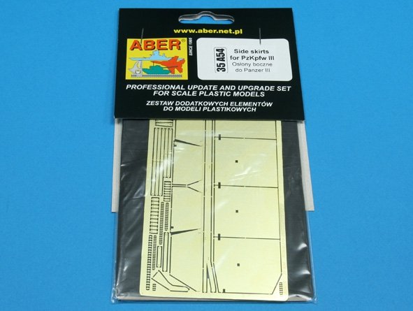Aber 35A054 Side skirts for PzKpfw III (1/35) – image 2