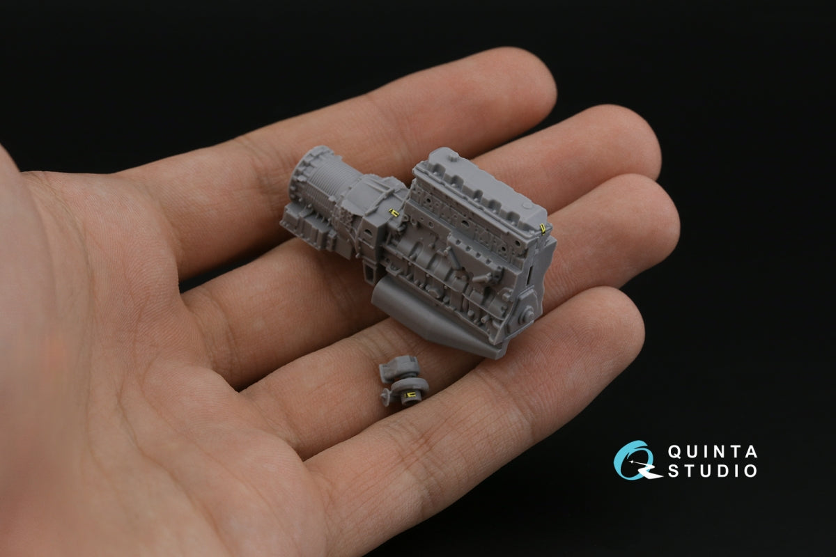 Quinta Studio QD43001 KAMAZ-43509 3D-Printed coloured Interior on decal paper (Zvezda) 1/43 – Bild 16