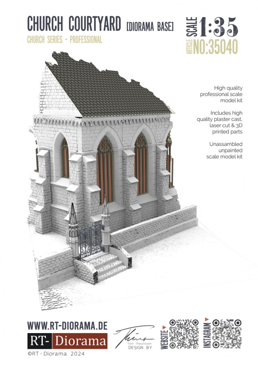 RT-Diorama 35040 Diorama Base: Church Courtyard 1/35 – Bild 2