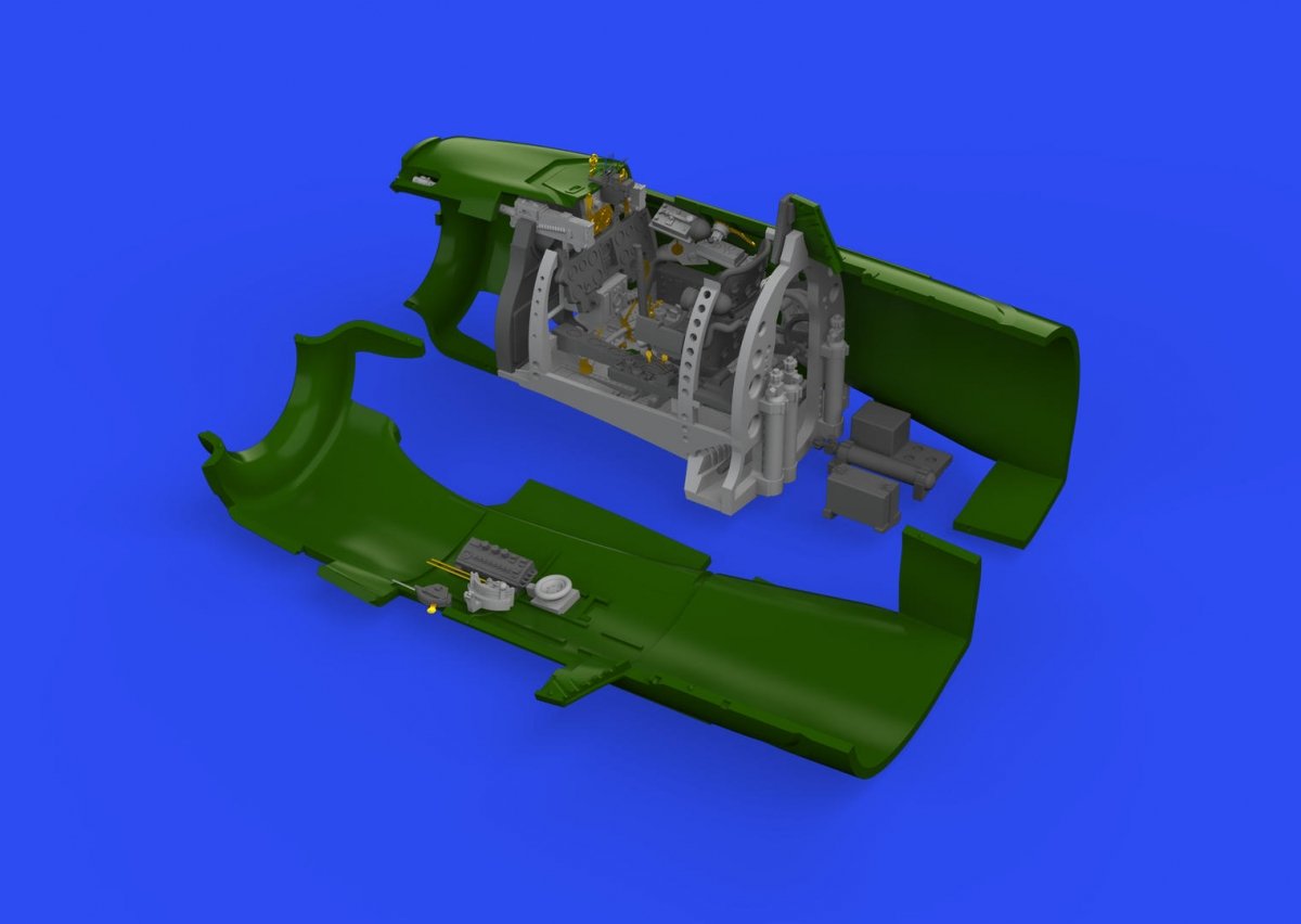 Eduard 648692 A6M2 Zero Model 21 cockpit PRINT EDUARD 1/48