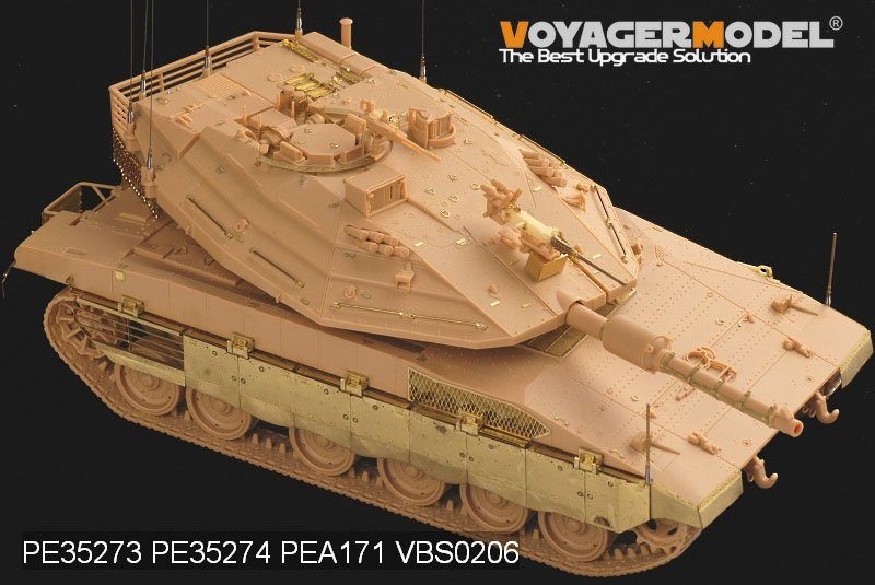 Voyager Model PE35274 Modern Merkava Mk.IV MBT Side Skirts (For ACADEMY 13213) 1/35 – imagen 3