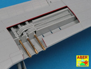Aber A32108 Set of 6 turned US cal .50 (12,7mm) Browning M2 barrels for P-51 Mustang (1/32) – image 7