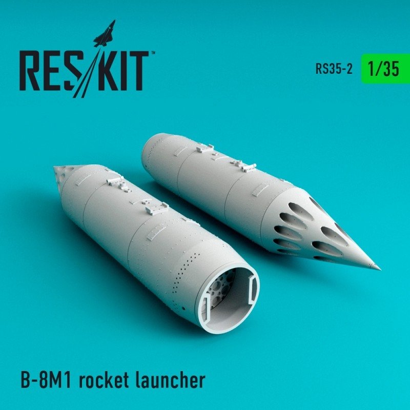 RESKIT RS35-0002 B-8M1 (2 pièces) MT-LB, UAZ, Pickup avec ZPU-2, BMP-2, Toyota Hilux, BTR-70, URAL 1/35