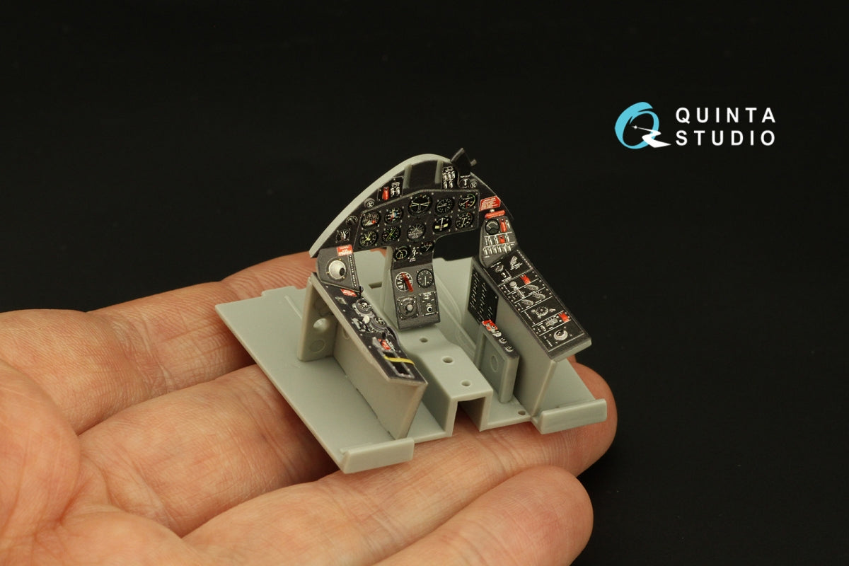 Quinta Studio QD32184 F8F-2 Bearcat 3D-Printed coloured Interior on decal paper (Trumpeter) 1/32 – zdjęcie 10