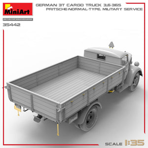 Miniart 35442 GERMAN 3T CARGO TRUCK 3,6-36S. PRITSCHE-NORMAL-TYPE. MILITARY SERVICE 1/35 – immagine 5