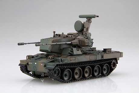 Fujimi 723495 MI-9 EX-2 JGSDF Type 87 Self-Propelled Anti-Aircraft Gun 1/72 – zdjęcie 2