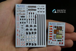Quinta Studio QD35045 UAZ-3909 3D-Printed &amp;amp; coloured Interior on decal paper (Zvezda) 1/35 – zdjęcie 13
