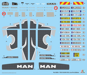 Italeri 3959 MAN TGX 18.500 XXL Lion Pro Edition 1/72 – immagine 8