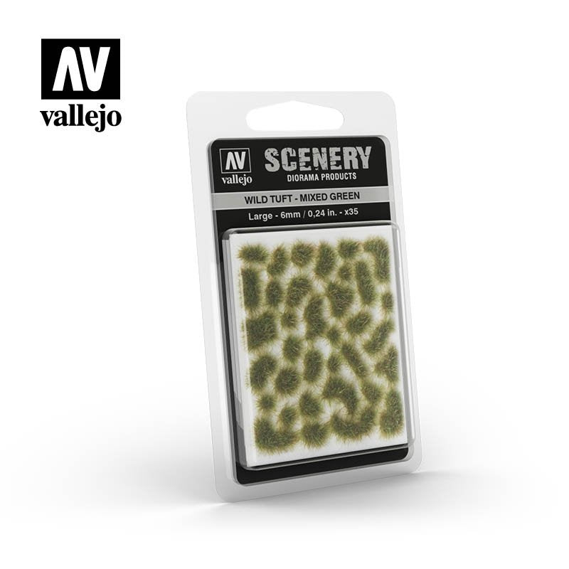 Vallejo SC416 Wild Tuft – Mixed Green