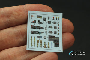 Intérieur coloré imprimé en 3D sur papier décalcomanie Quinta Studio QD72141 Me 410 (Airfix) 1/72 – image 5