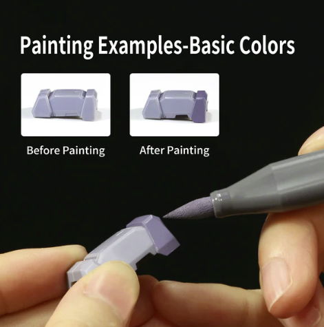 DSPIAE MK-09 Water-Based Soft Head Marker Violet – zdjęcie 3