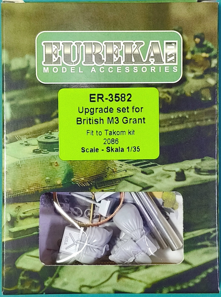Eureka XXL ER-3582 Zestaw waloryzacyjny do modelu M3 Grant dopasowany do Takom 2086 / Upgrade set for the M3 GRANT designed to fit Takom 2086 1/35
